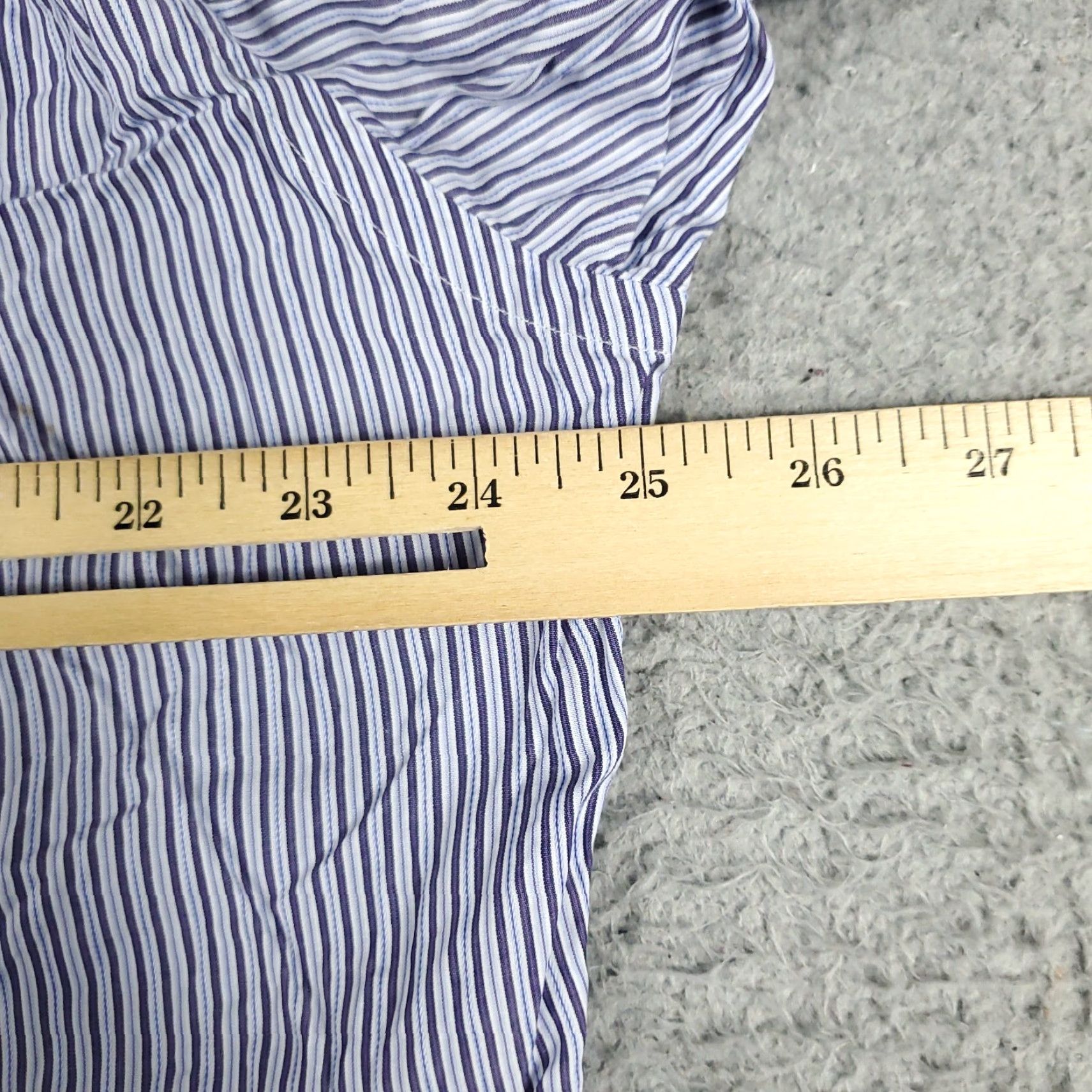 Ben Sherman Ben Sherman Shirt Mens XL Blue Striped Long Sleeve Button-Down Cotton Size US XL / EU 56 / 4 - 5 Thumbnail
