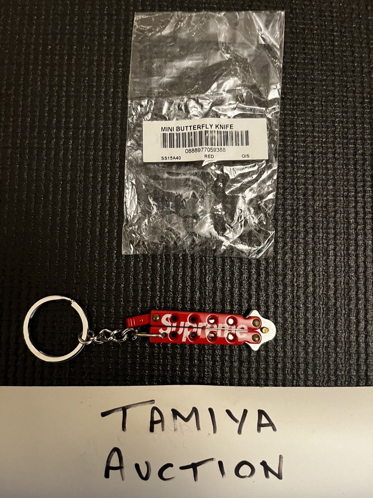 Supreme Butterfly Knife Keychain 2015