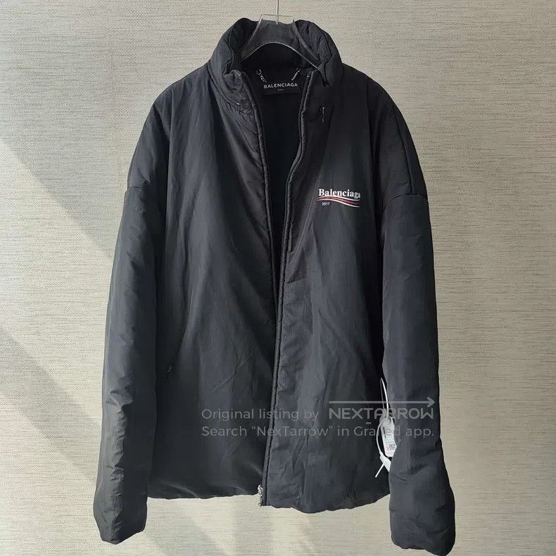 Balenciaga Balenciaga Coke wave cotton coat Size US S / EU 44-46 / 1 - 1 Thumbnail
