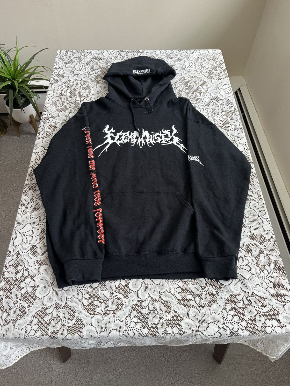 Pre-owned Ken Carson X Underground Osamason Flex Musix Hoodie In Black