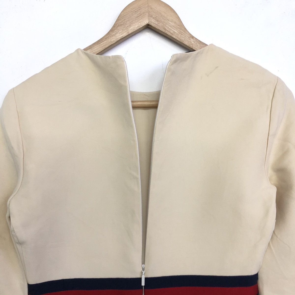 Gucci Gucci Grosgrain-Trimmed Midi Dress Size M / US 6-8 / IT 42-44 - 16 Thumbnail