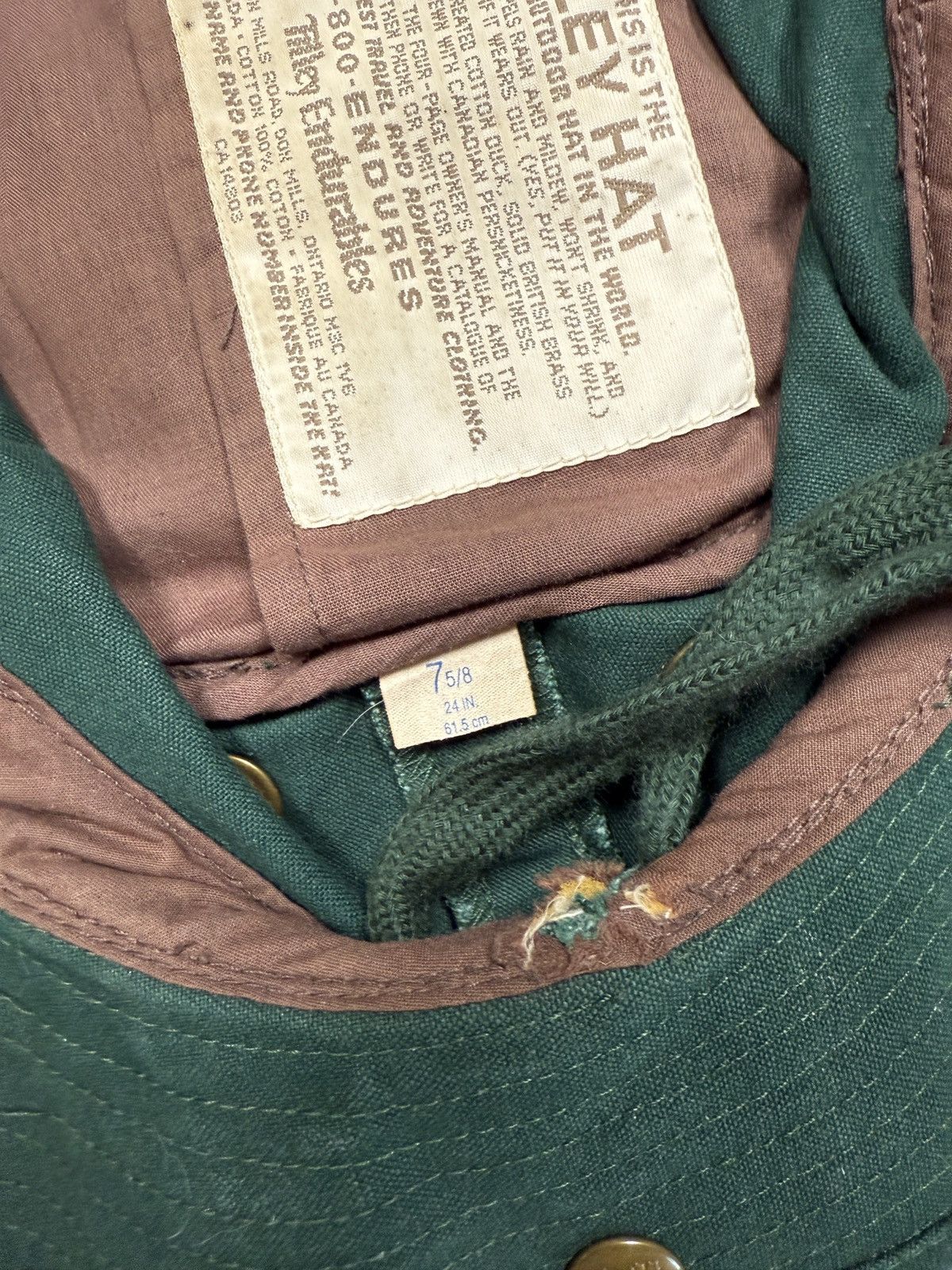 Other Vintage USA boonie Panama hat Size ONE SIZE - 7 Thumbnail