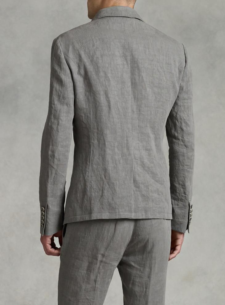 John Varvatos Linen Multibutton Jacket EU 48 USA 38 Size US M / EU 48-50 / 2 - 3 Thumbnail
