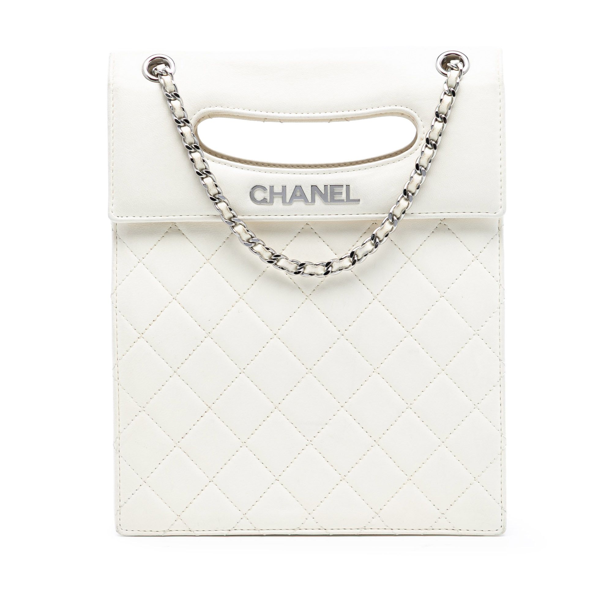 Chanel Chanel Quilted Lambskin Delivery Cutout Handle Bag Size ONE SIZE - 1 Thumbnail