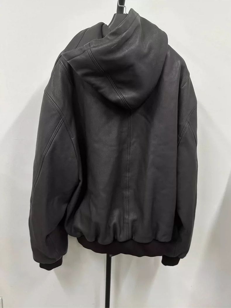Balenciaga Balenciaga Hooded Leather Jacket Size US S / EU 44-46 / 1 - 2 Thumbnail