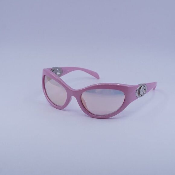 Versace VE4485 5521/Z Sunglasses Shiny Pink Cat Eye Frame