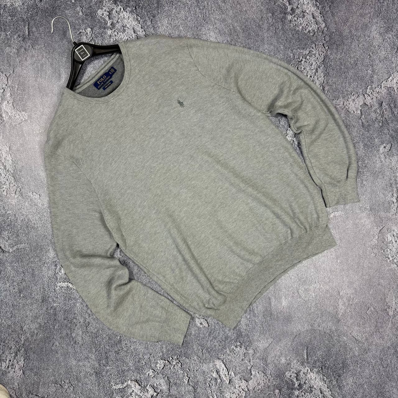 Polo Ralph Lauren Vintage Polo Ralph Lauren Grey Sweater Size XL Size US XL / EU 56 / 4 - 1 Thumbnail