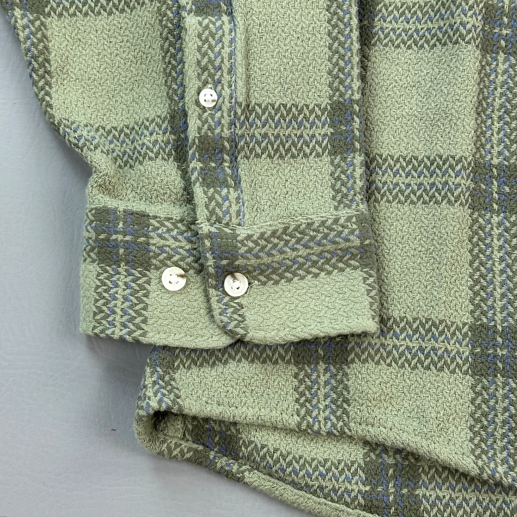Vintage Alesbury Shirt Mens 3XL Tall Green Plaid Flannel Regular Fit Button Up Classic Shirts Mens 3XL Tall Green Plaid Flannel Button-Up Classic Size US XXL / EU 58 / 5 - 2 Thumbnail