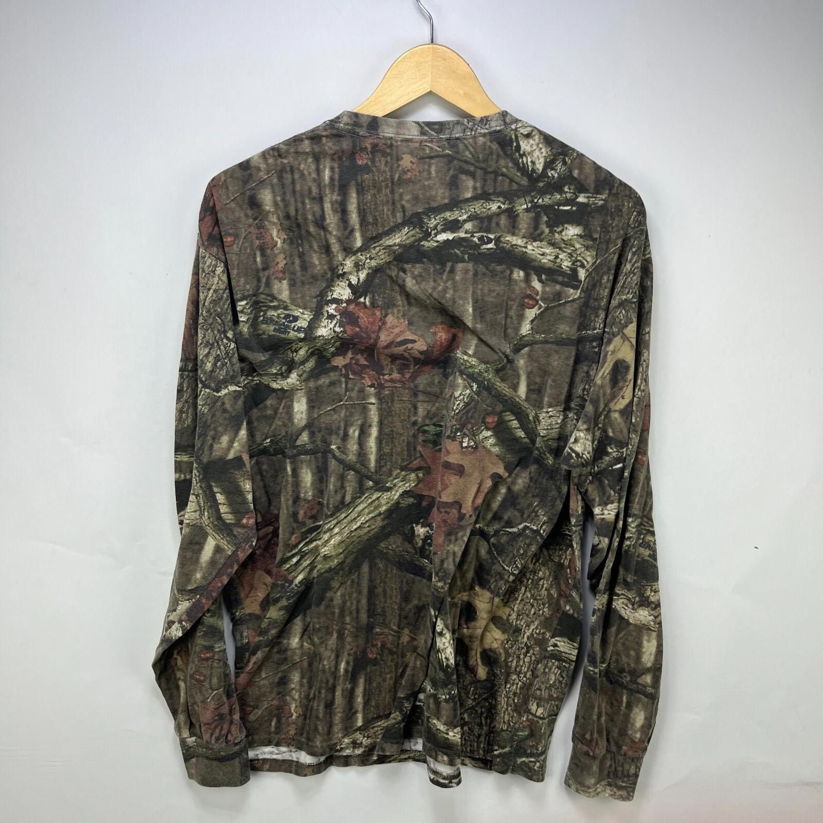 Mossy Oaks Vintage Y2K Camo Tree Long Sleeve Mossy Oak Shirt XL Real Size ONE SIZE - 10 Thumbnail