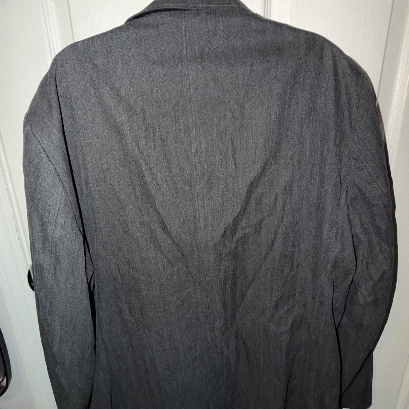 Vintage Men’s Grey Vintage XL Coat / Sport Jacket Button Up Size 40S - 11 Thumbnail