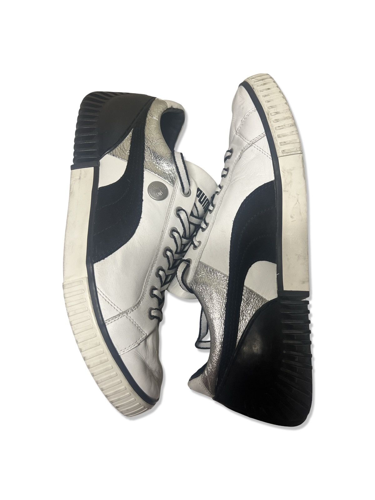 マイコ Maison MIHARA YASUHIRO logo-patch lace-up Sneakers | Black