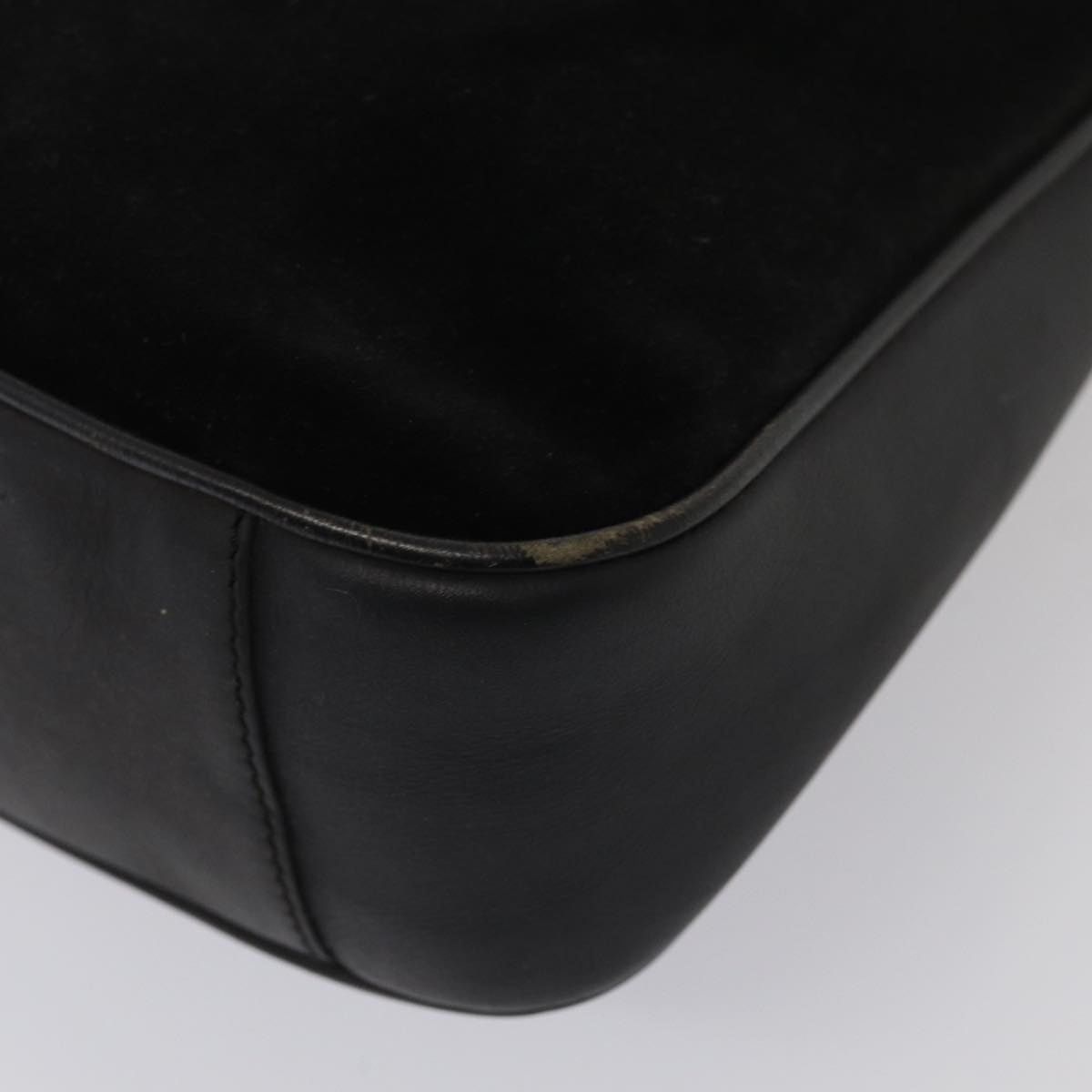 Gucci GUCCI Bamboo Hand Bag Suede Black Size ONE SIZE - 16 Thumbnail