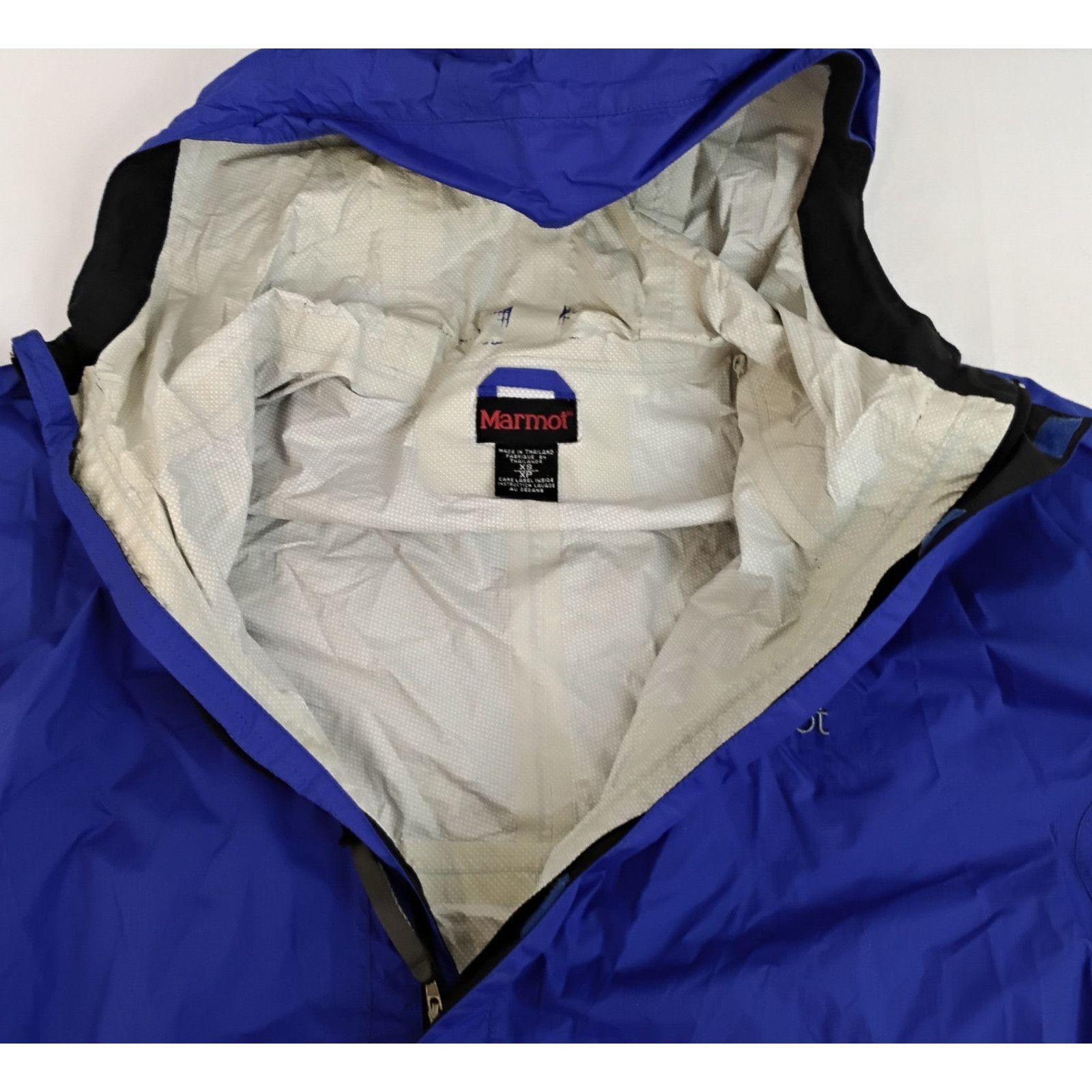 Marmot Marmot 1/2 Zip Rain Jacket Anorak Men's XS Blue Hooded Size XS / US 0-2 / IT 36-38 - 4 Thumbnail