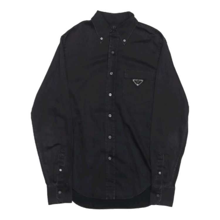 Prada Prada Black Casual ButtonUp Shirt-2506 Size US S / EU 44-46 / 1 - 8 Thumbnail