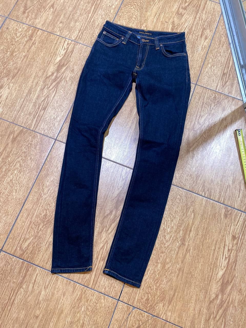 Nudie Jeans NUDIE JEANS SKINNY LIN Dry deep orange Dark blue JEANS Size US 28 / EU 44 - 9 Thumbnail