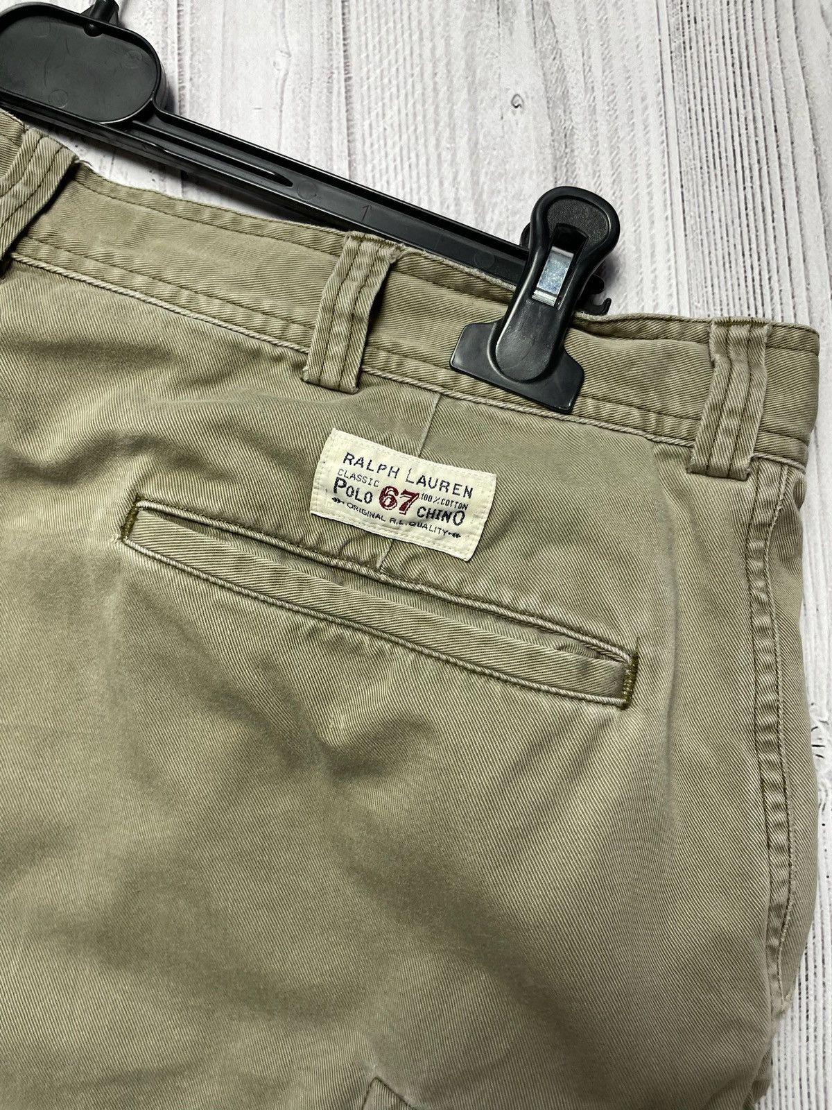 Polo Ralph Lauren × Vintage Vintage polo Ralph Lauren cargo shorts size 38 pocket y2K Size US 38 / EU 54 - 11 Thumbnail
