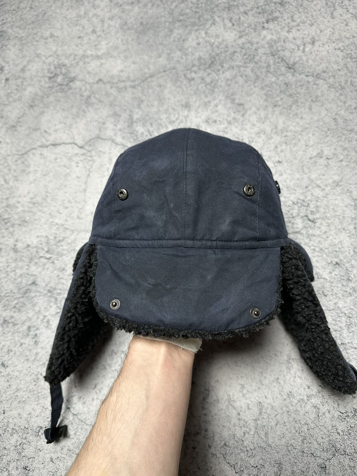 Barbour Barbour Waxed Cotton Trapper Hat Size ONE SIZE - 9 Thumbnail