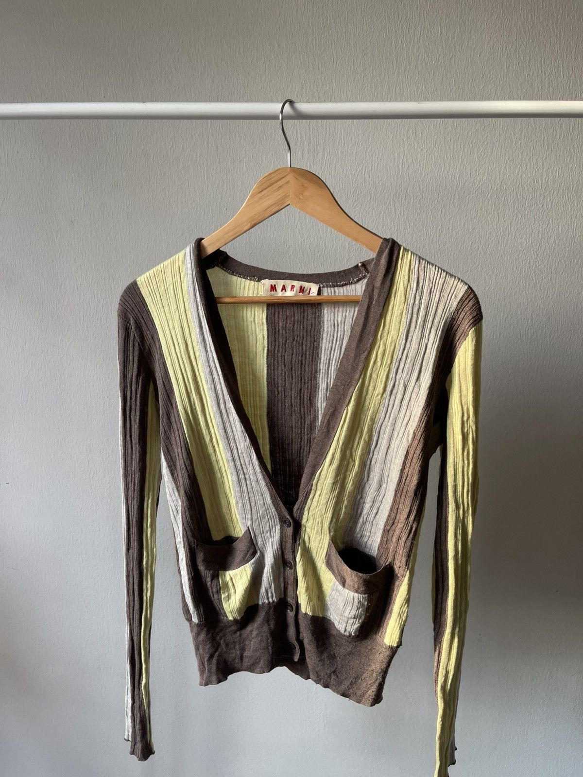 Marni Marni Stripe Cardigan Size US S / EU 44-46 / 1 - 1 Thumbnail