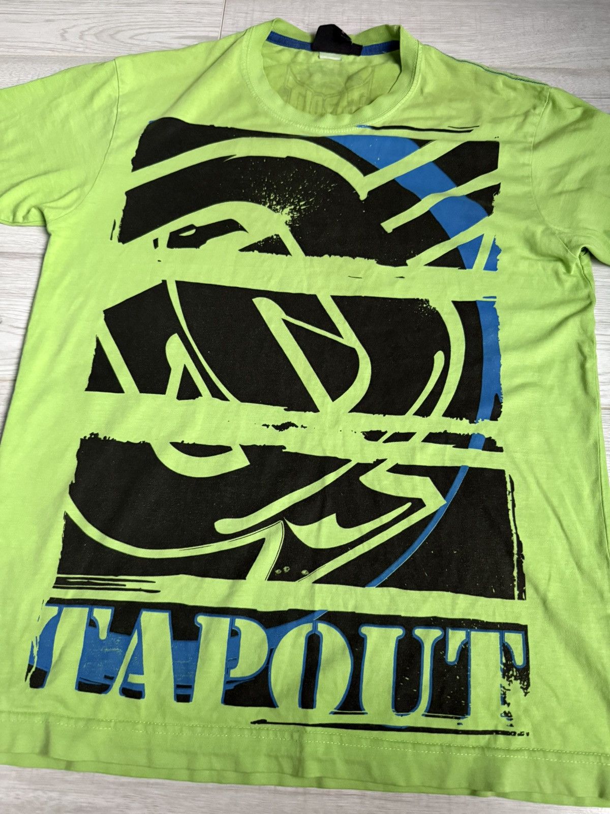 Affliction × Tapout Vintage Tapout Tee Green Logo T-shirt Size US M / EU 48-50 / 2 - 2 Thumbnail