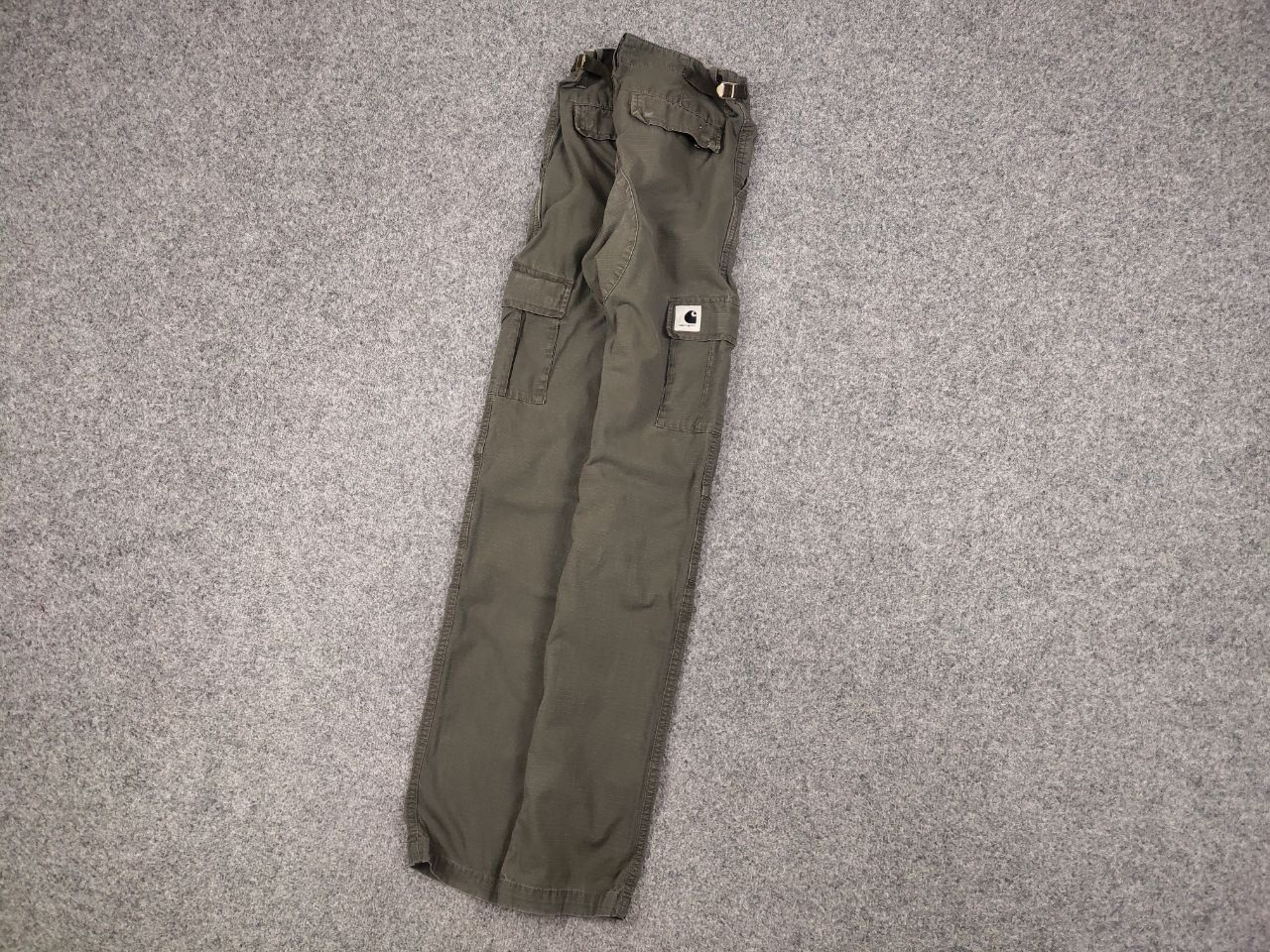 Carhartt Vintage 90's Carhartt Aventura Distressed Olive Cargo Pants Size US 28 / EU 44 - 3 Thumbnail