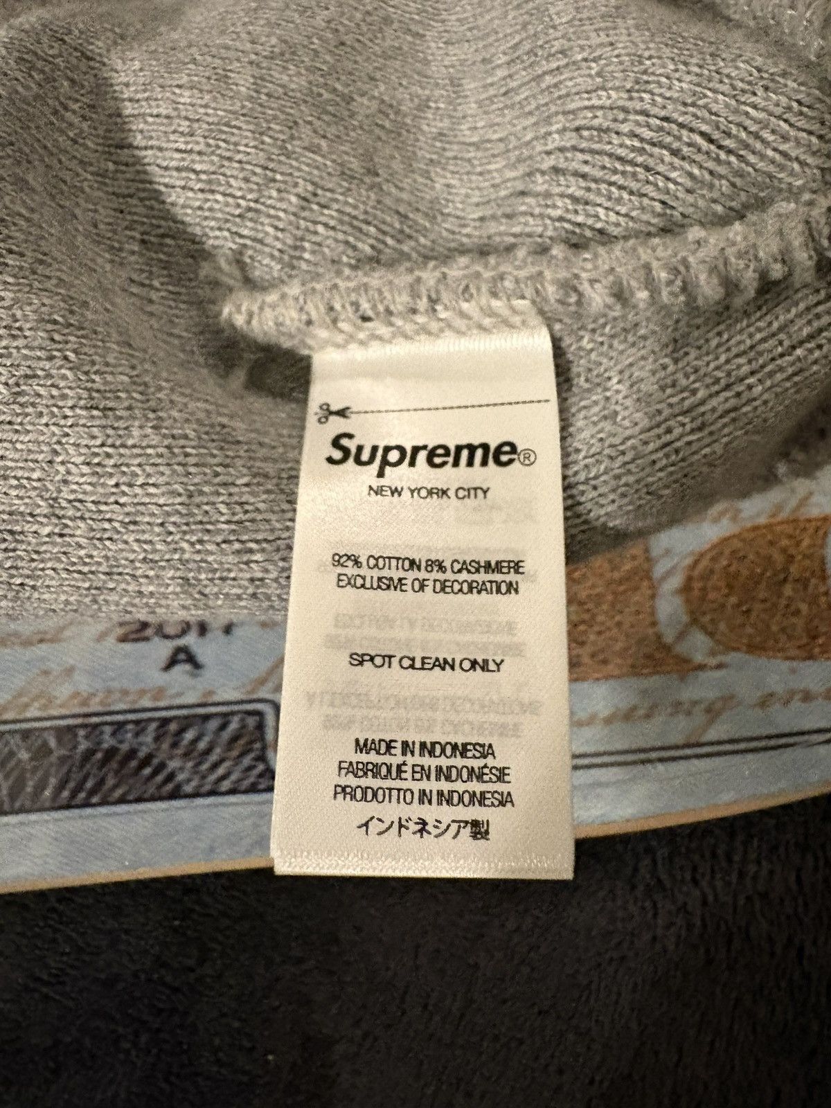 Supreme Supreme Studded Knockout Logo Beanie FW25 Size ONE SIZE - 5 Thumbnail
