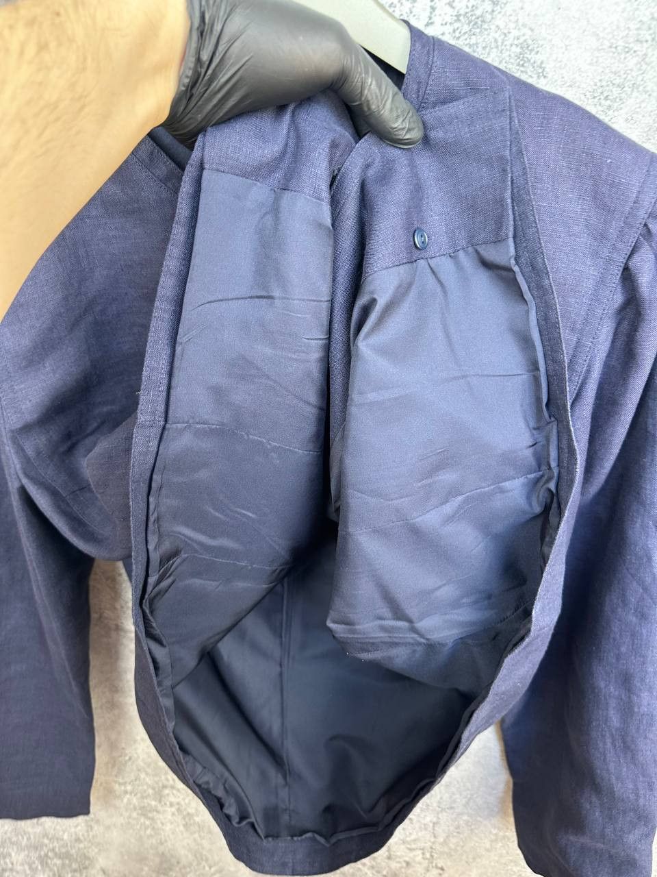 Bogner Bogner Linen Blend Collarless Jacket Made In Western Germany Size XL / US 12-14 / IT 48-50 - 12 Thumbnail