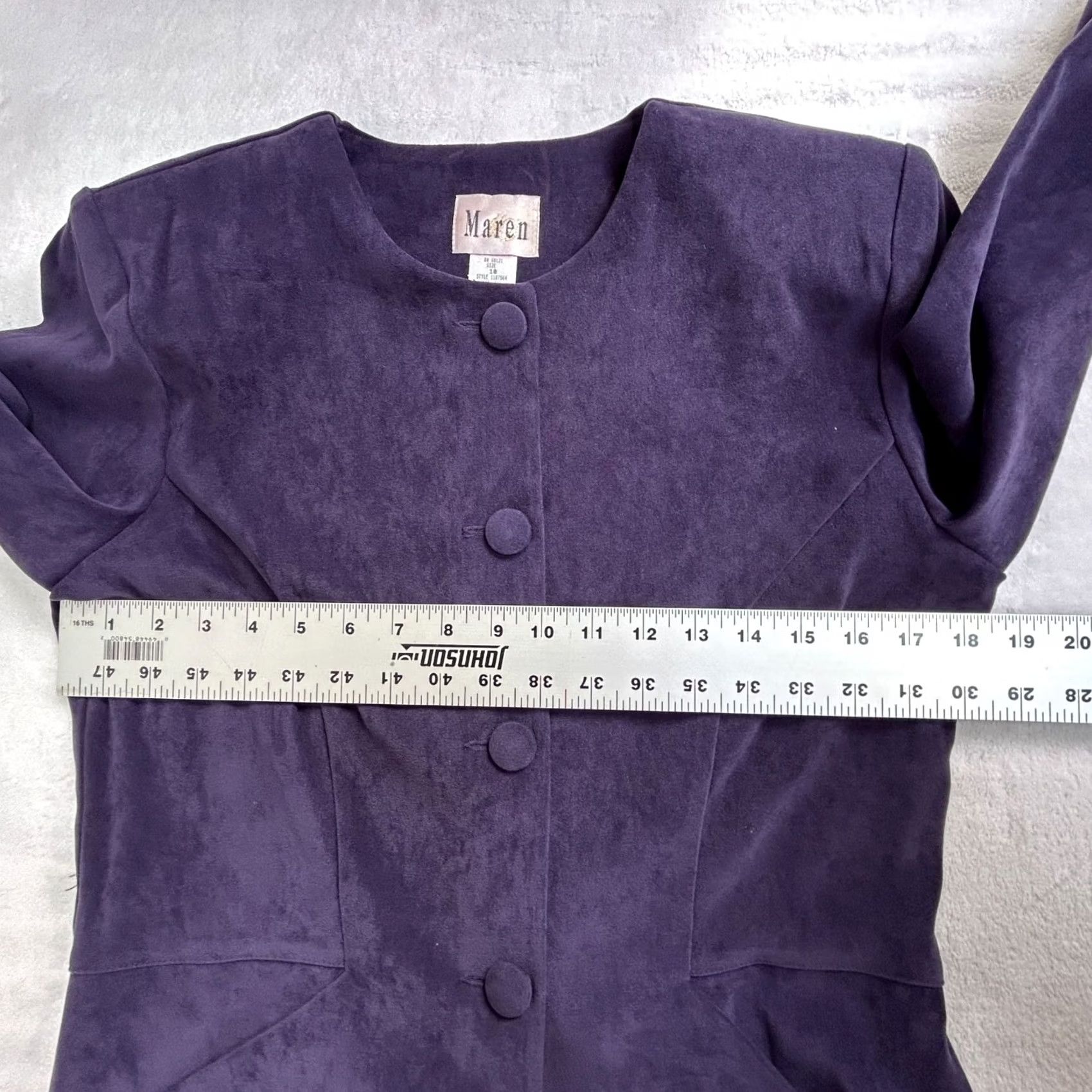 Vintage Maren Womens Water Repellent Plum Dress Blaze Jacket Jacket Size 10 New 20 Size L / US 10 / IT 46 - 6 Thumbnail