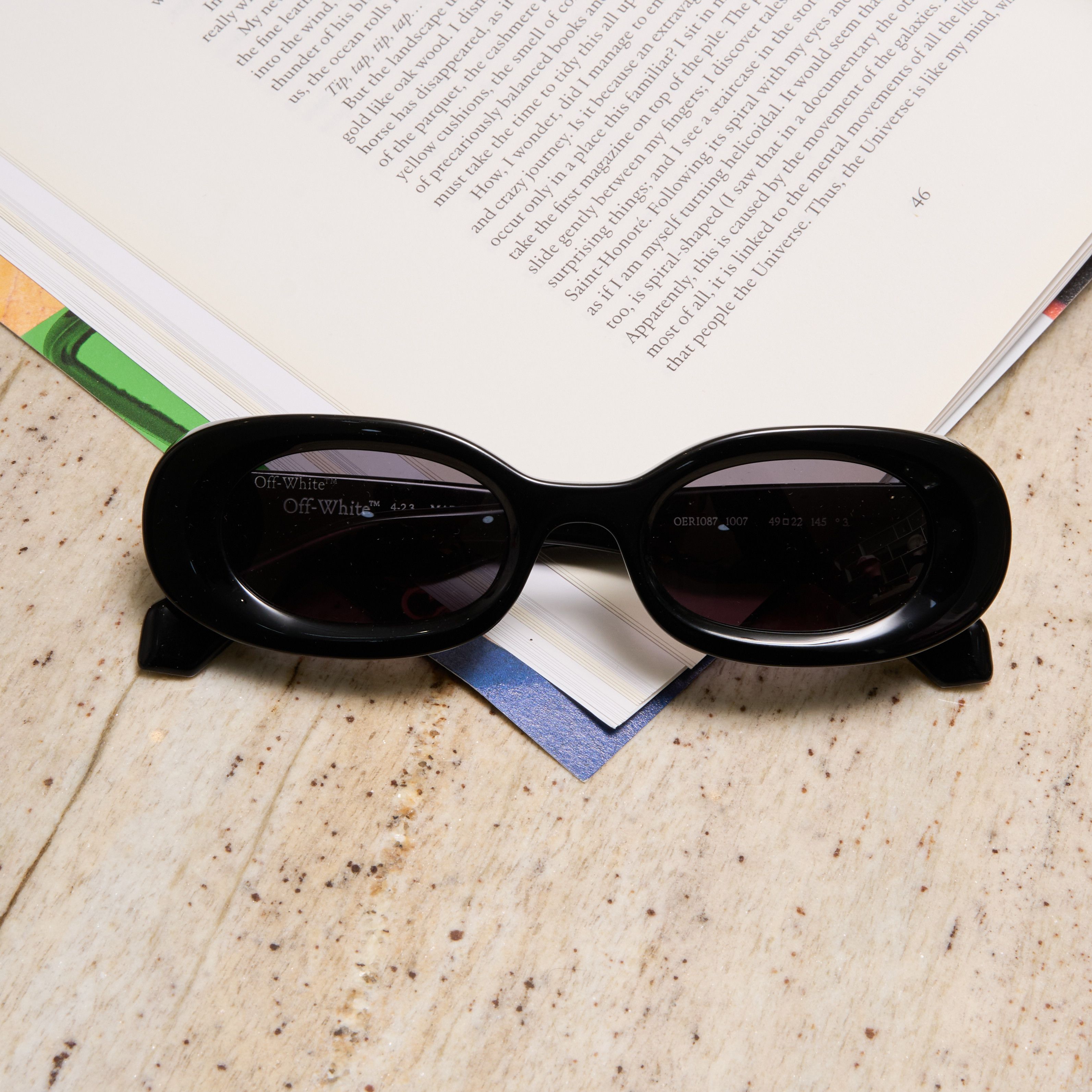 Off-White OFF WHITE Amalfi Oval-Frame Sunglasses Size ONE SIZE - 2 Thumbnail