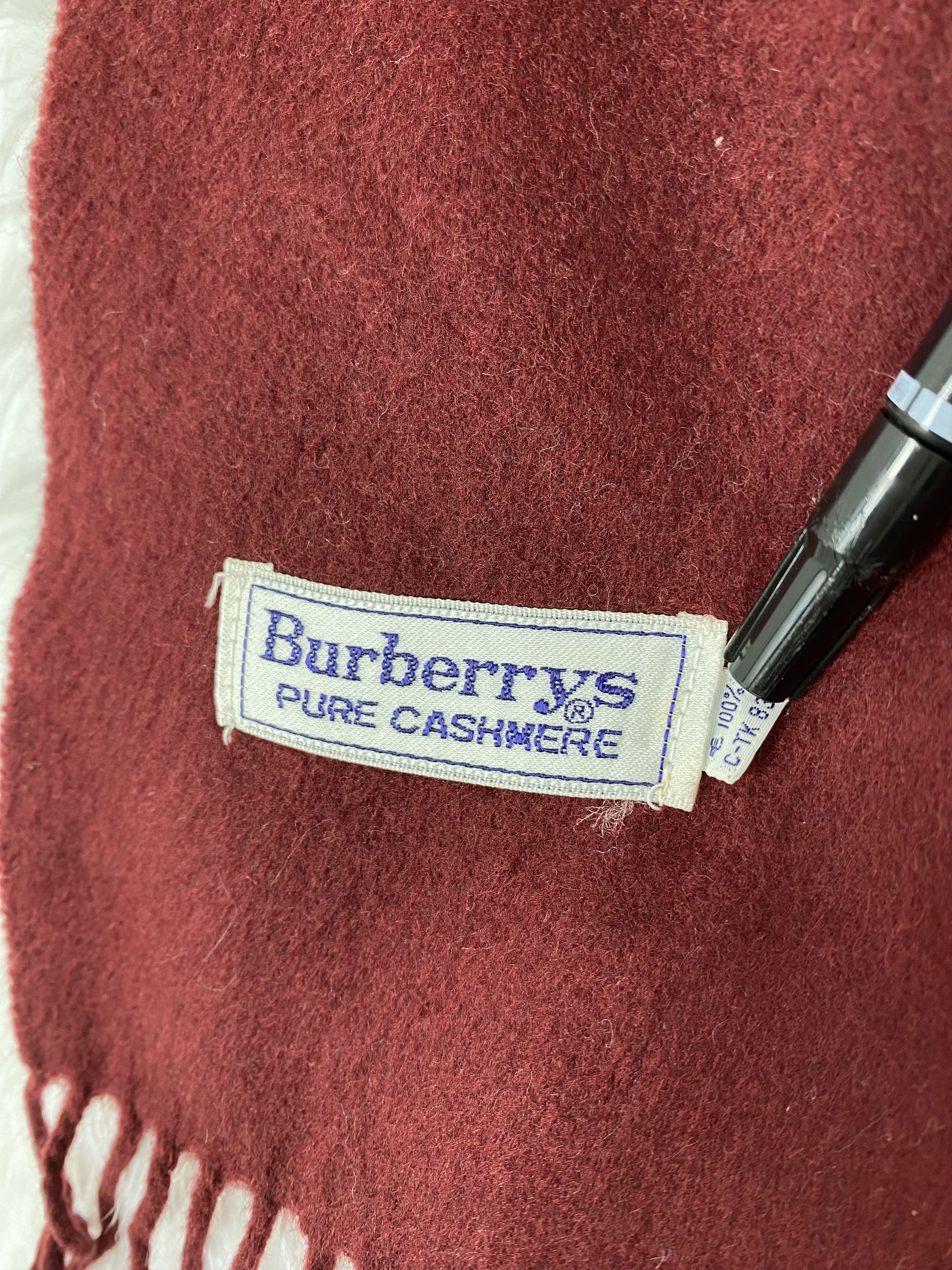 Burberry Vintage Burberry Scarf / Muffler Neckwear PM0046 Size ONE SIZE - 3 Thumbnail