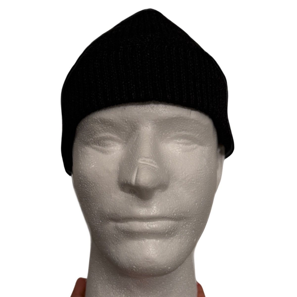 RRL Ralph Lauren Double RL Beanie 100% Merino Wool Black/Gray Size ONE SIZE - 2 Thumbnail