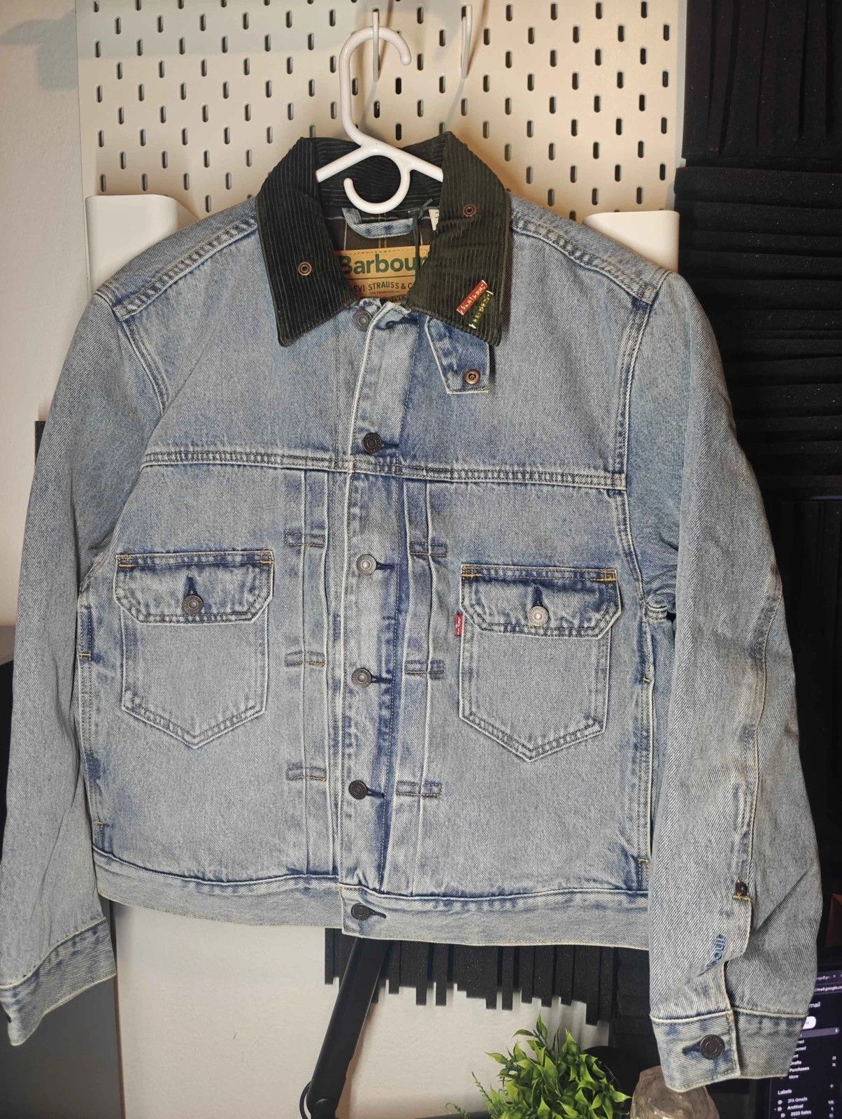 Barbour Barbour Levi’s Type 2 II Denim Trucker Jacket Size S Size US S / EU 44-46 / 1 - 1 Thumbnail
