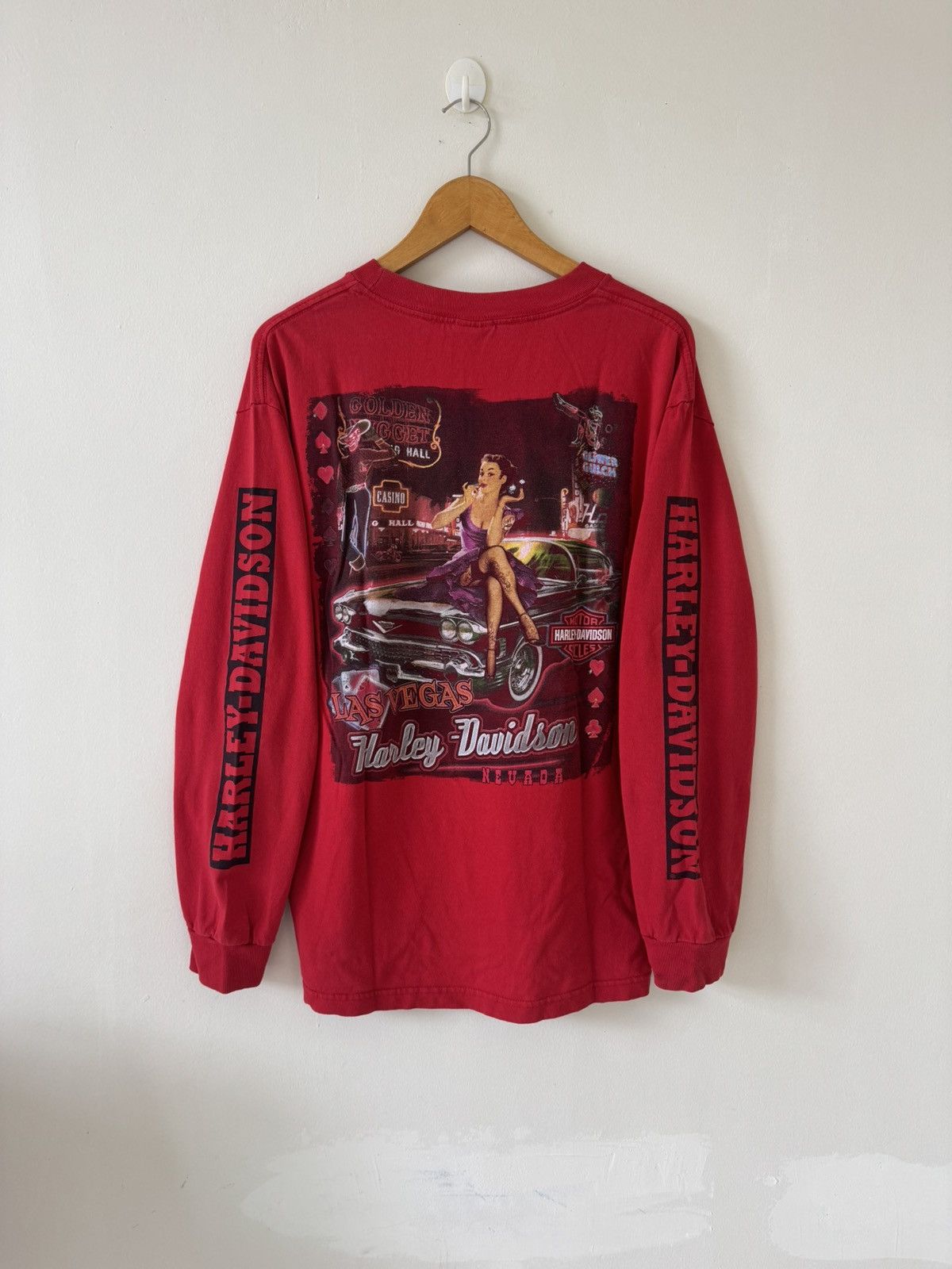 Harley Davidson HARLEY DAVIDSON SEXY WOMEN LAS VEGAS LONGSLEEVE SHIRT Size US L / EU 52-54 / 3 - 1 Thumbnail