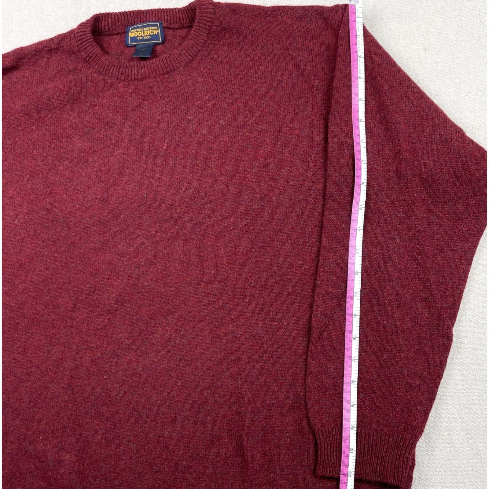 Vintage VINTAGE Woolrich Wool Sweater Crewneck Sweater Women’s Large Red Knit Fisherman Holiday Winter Mens? Girls? Wait. Size L / US 10 / IT 46 - 5 Thumbnail