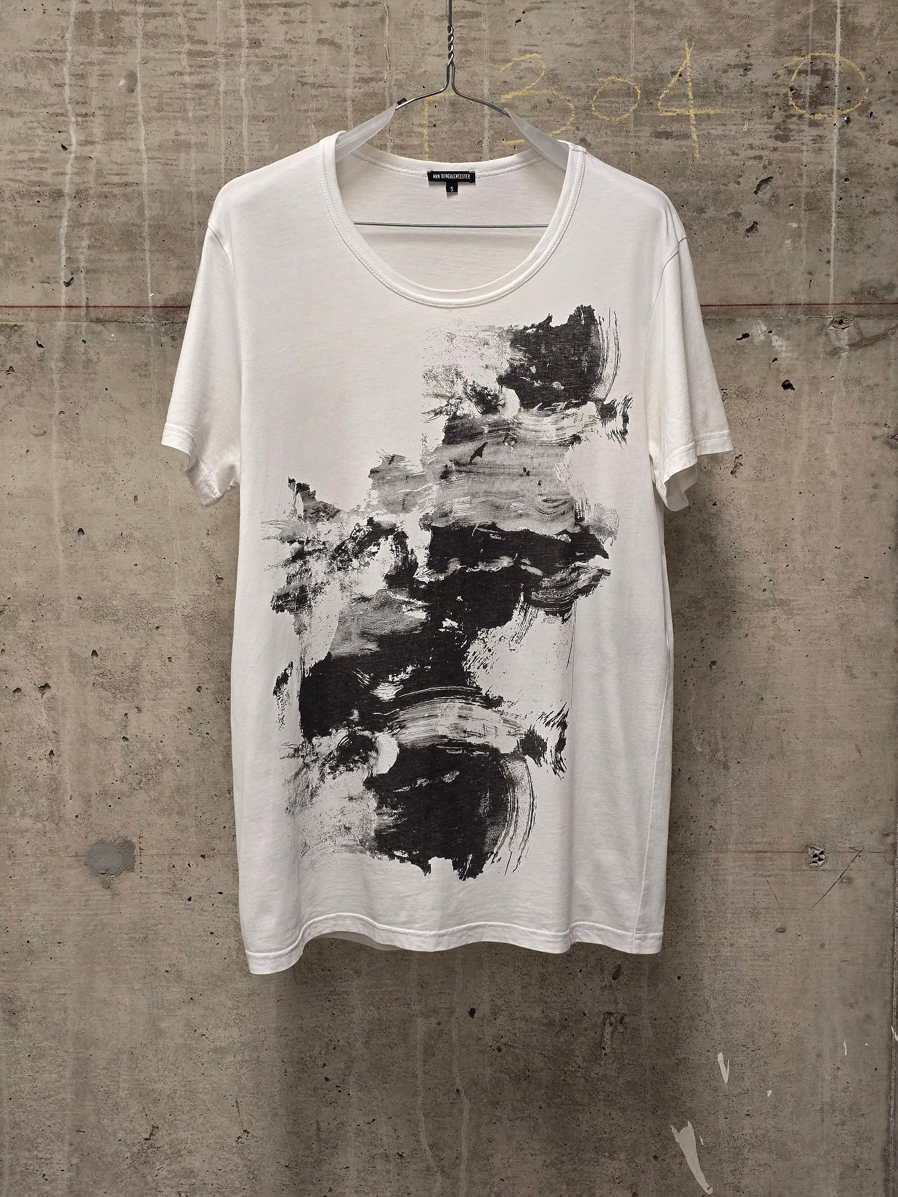 Ann Demeulemeester Archive 2009 two tones long sleeves tee | Grailed