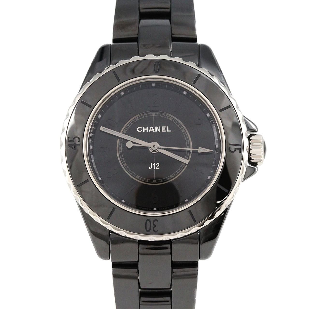 Chanel Chanel Chanel J12 Phantom Ceramic Quartz Glass / Ceramic Quartz H6346 DUTY FREE for USA Size ONE SIZE - 1 Thumbnail