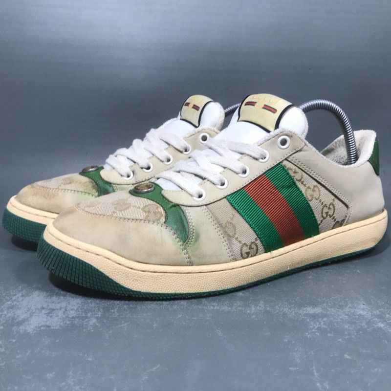 Gucci Gucci Screener Vintage Low-Top Fashion Sneakers 0079 Size US 9 / EU 42 - 1 Thumbnail