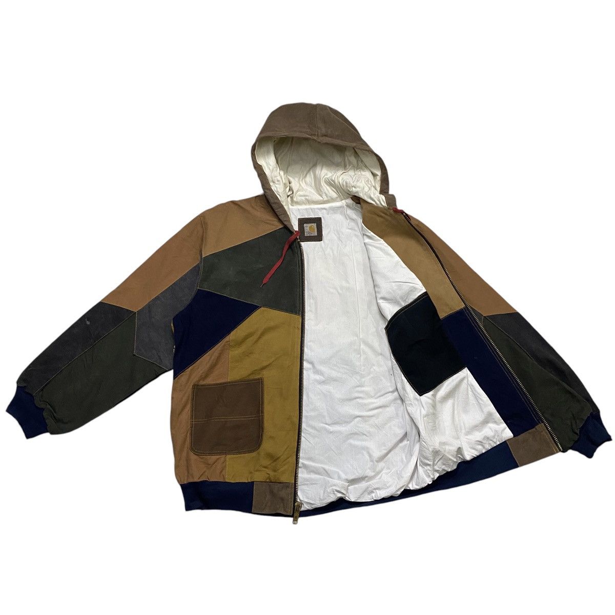 Carhartt Vintage reworked Carhartt active Jacket patchwork Size US L / EU 52-54 / 3 - 8 Thumbnail