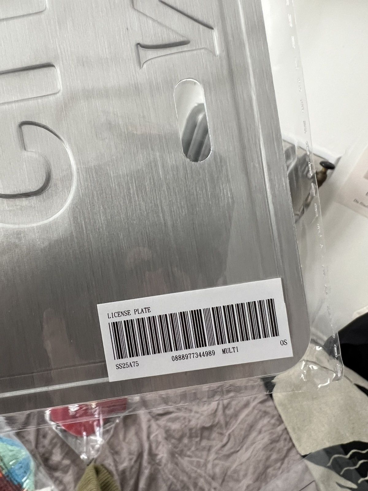 Supreme Supreme License Plate SS25 Size ONE SIZE - 3 Thumbnail