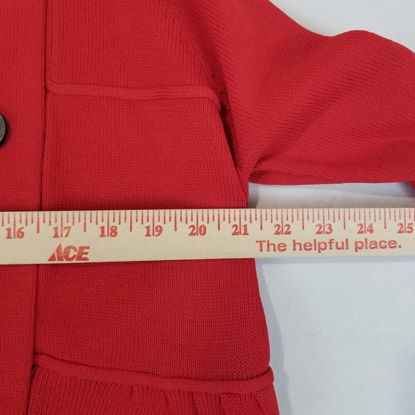 Other J Envie New York Jacket Womens Large Red Button Sweater NWT Size L / US 10 / IT 46 - 6 Thumbnail