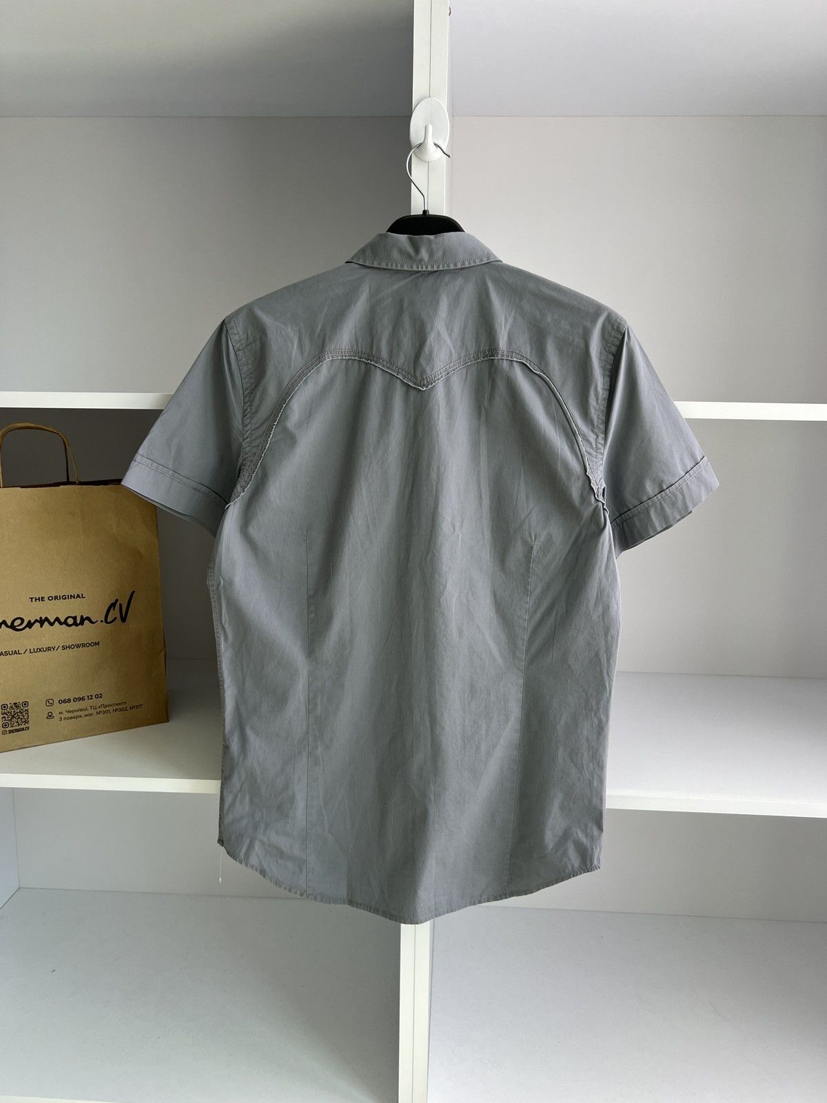 Diesel × Vintage Vintage Diesel Archival Y2K short sleeve Button up shirt Size US M / EU 48-50 / 2 - 10 Thumbnail