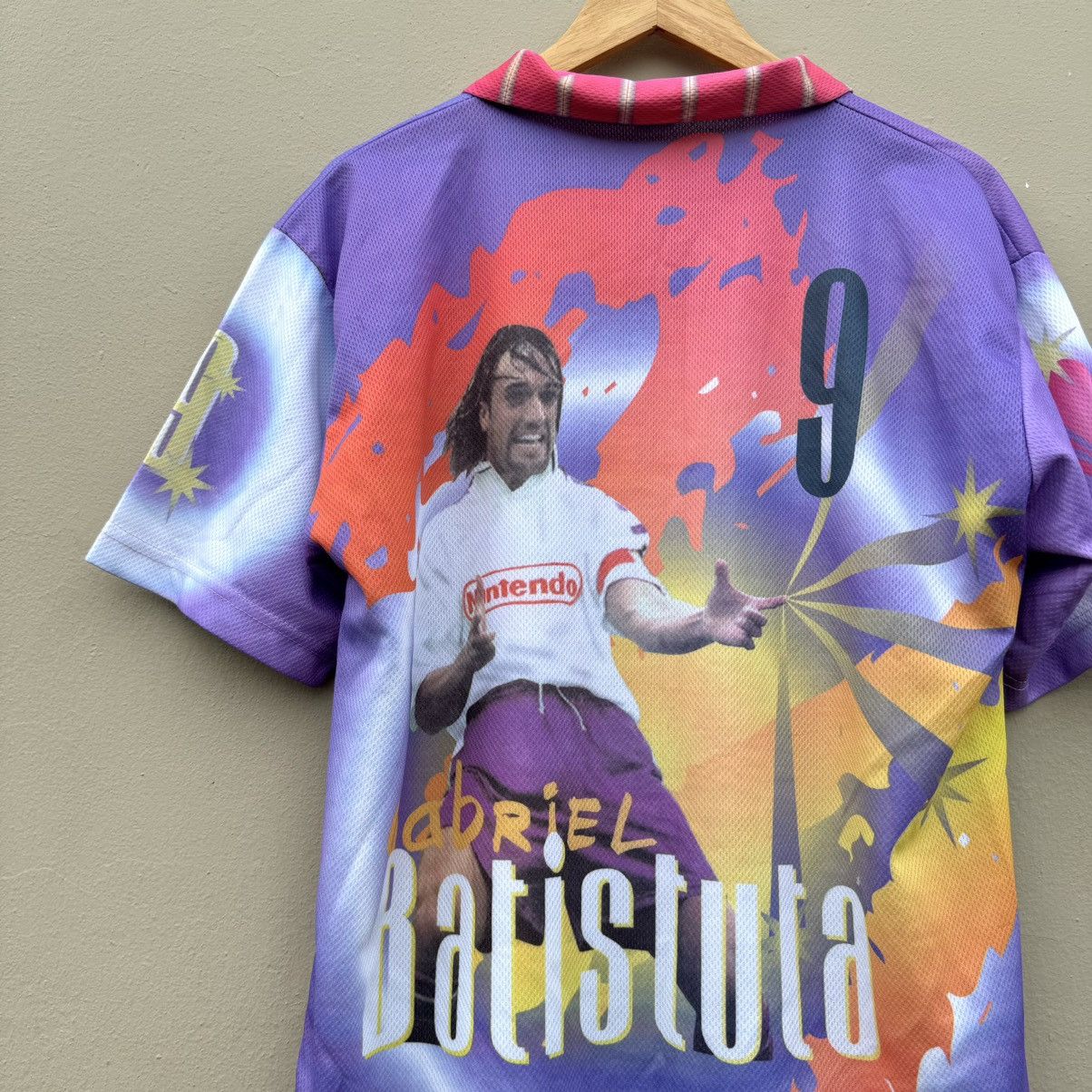 Vintage Vintage batistuta fiorentina football jersey very rare Size US XL / EU 56 / 4 - 4 Thumbnail