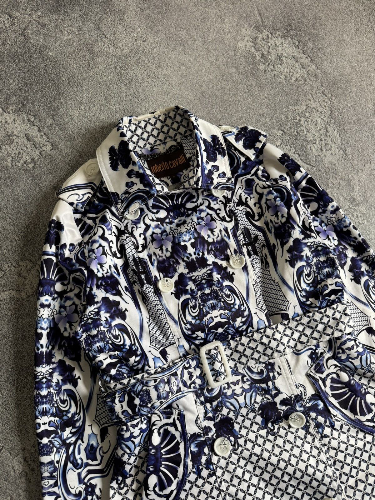 Cavalli Class × Just Cavalli × Roberto Cavalli Roberto Cavalli 40size all Printed flowers 🌺 coat jacket Size S / US 4 / IT 40 - 6 Thumbnail