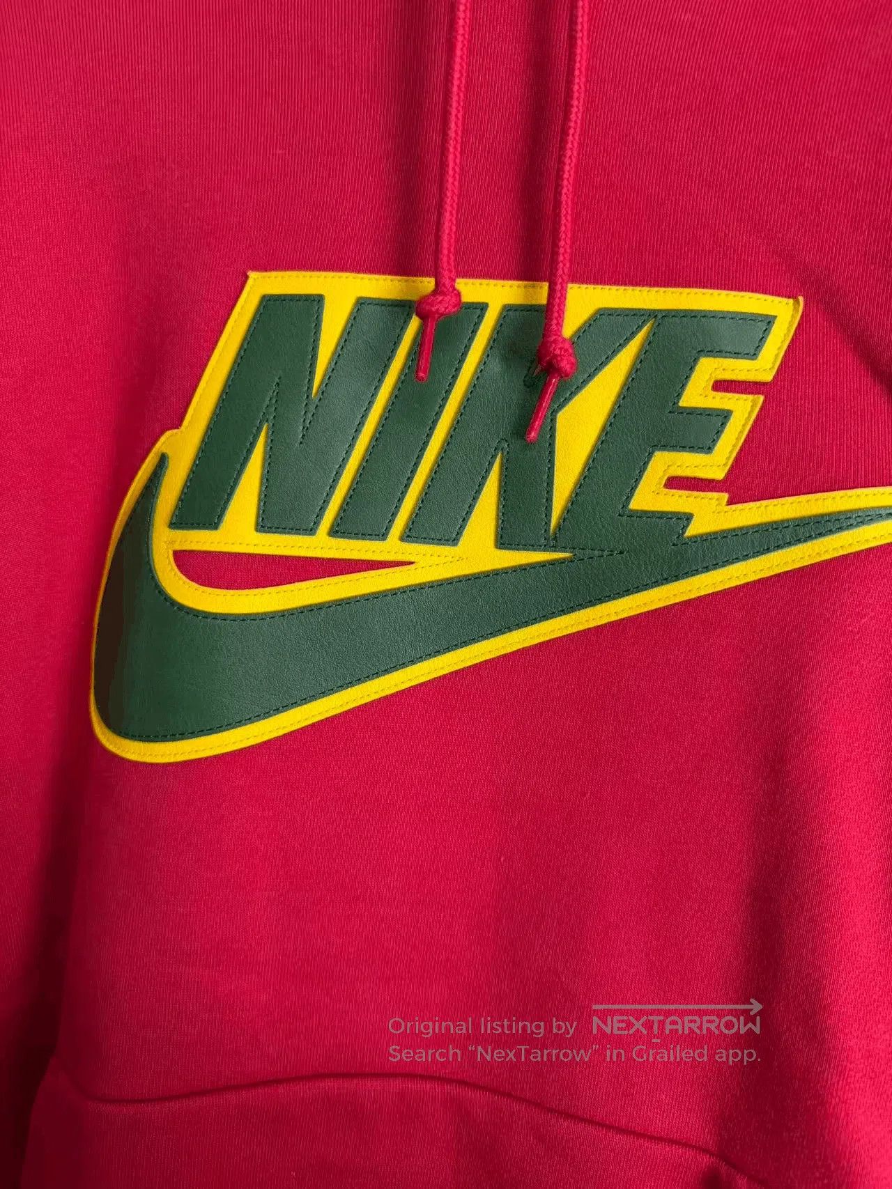 Supreme Supreme Nike Collaboration Red Hoodie. Size US L / EU 52-54 / 3 - 2 Thumbnail