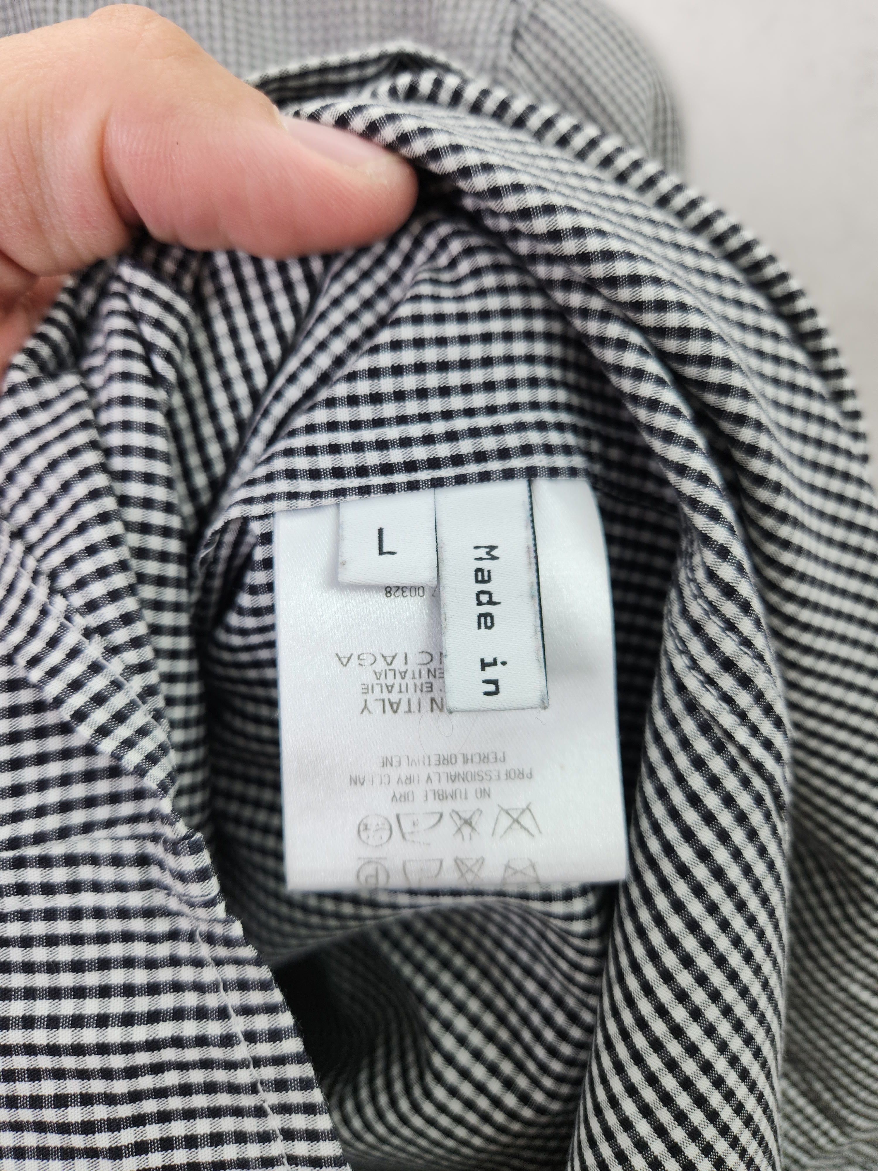 Balenciaga Balenciaga paris stripes button ups shirt pockets logo Size US L / EU 52-54 / 3 - 11 Thumbnail