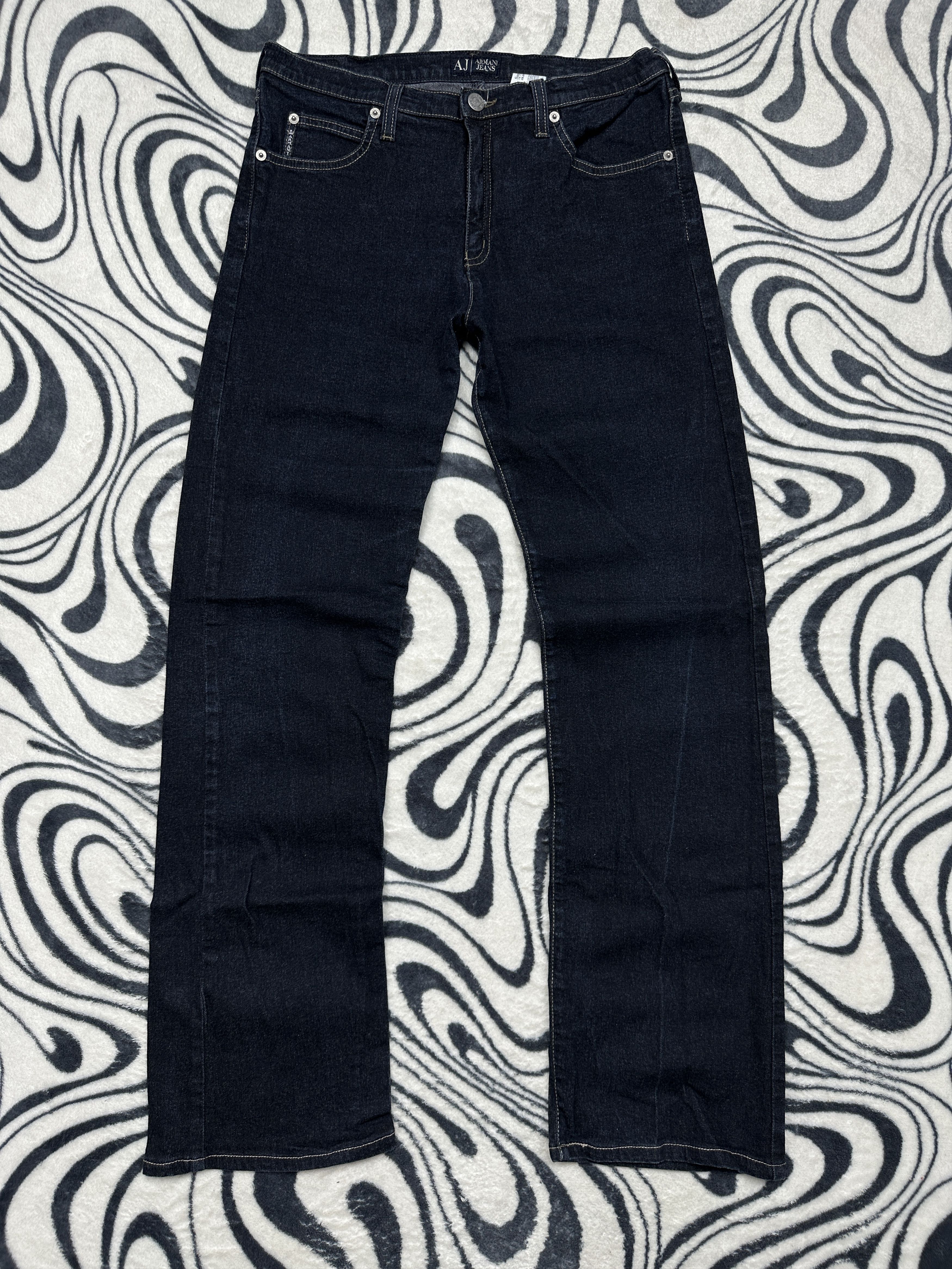 Armani Armani Jeans Mens Denim Pants Flared Jeans Size US 31 - 4 Thumbnail