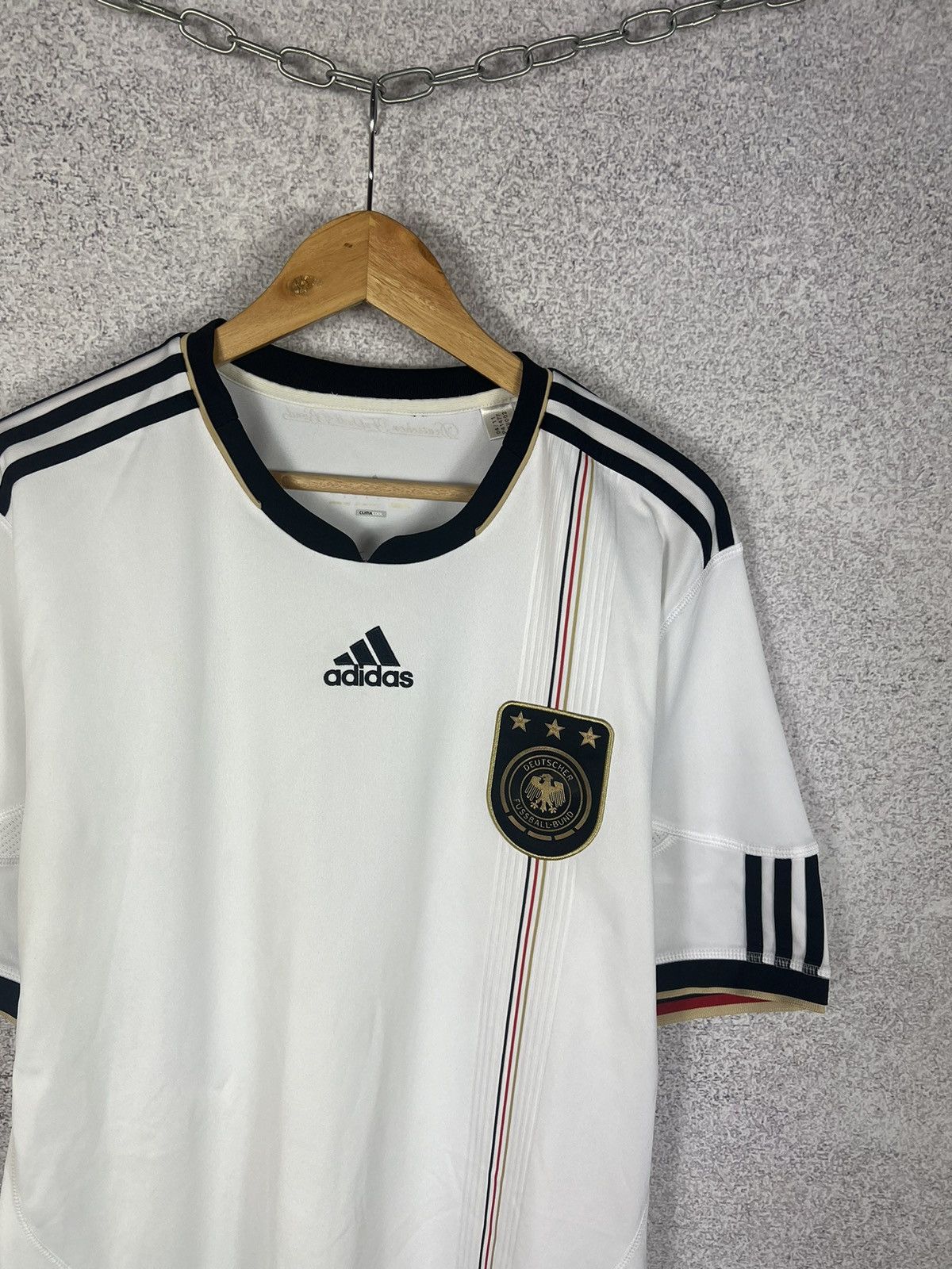 Adidas Vintage Adidas Germany 2010 2011 soccer Jersey football Kit Size US L / EU 52-54 / 3 - 2 Thumbnail