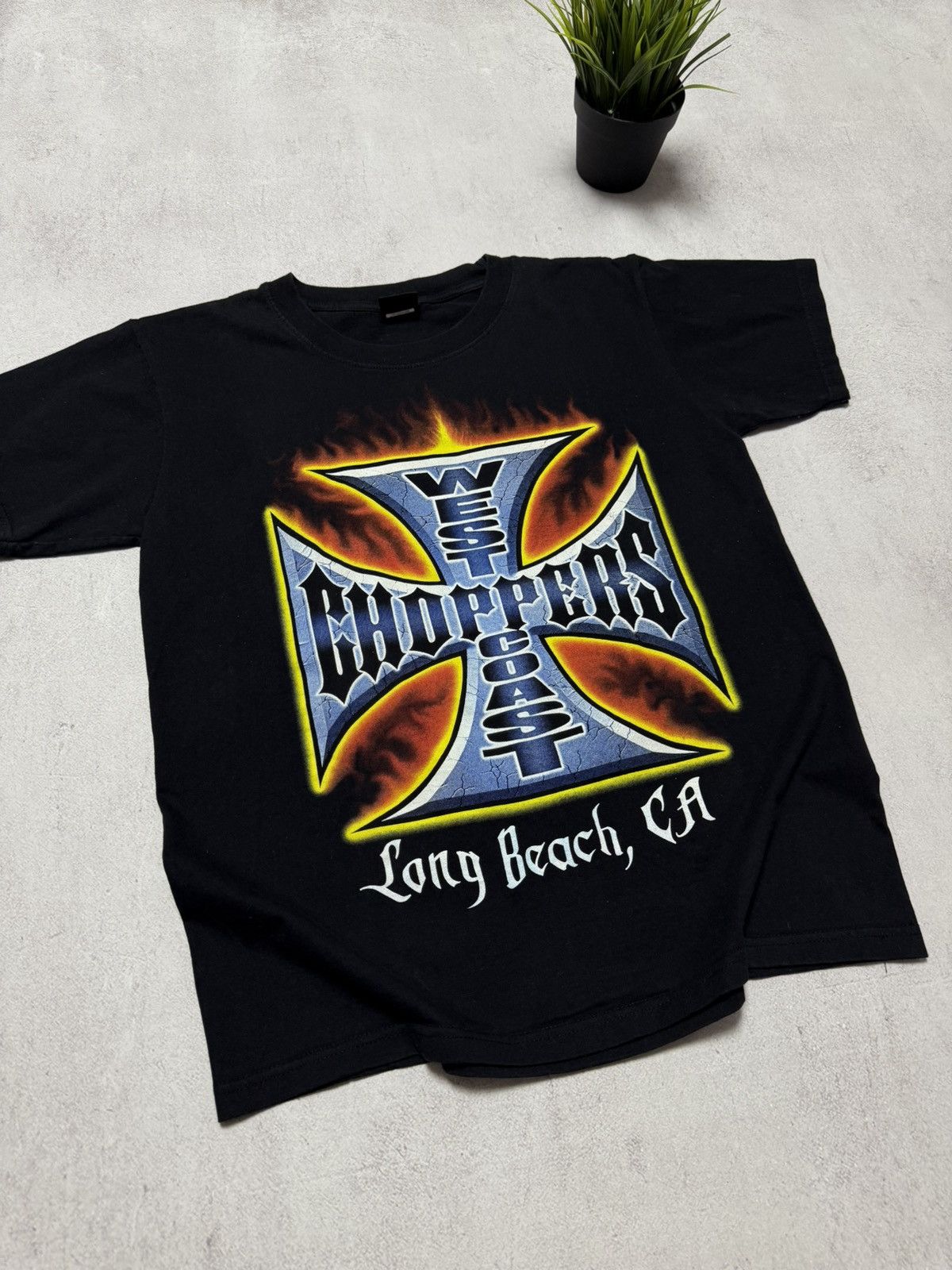 Vintage × West Coast Choppers Vintage Choppers T Shirt Tee Big Logo y2k 90s Size US M / EU 48-50 / 2 - 2 Thumbnail