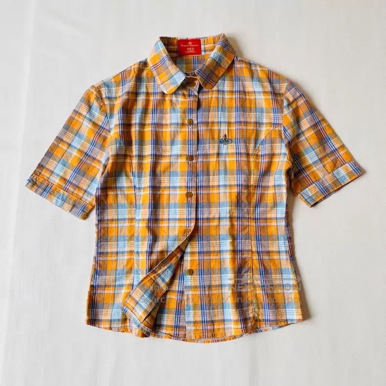 Vivienne Westwood Vivienne Westwood Red label plaid short-sleeve shirt Size S / US 4 / IT 40 - 1 Thumbnail