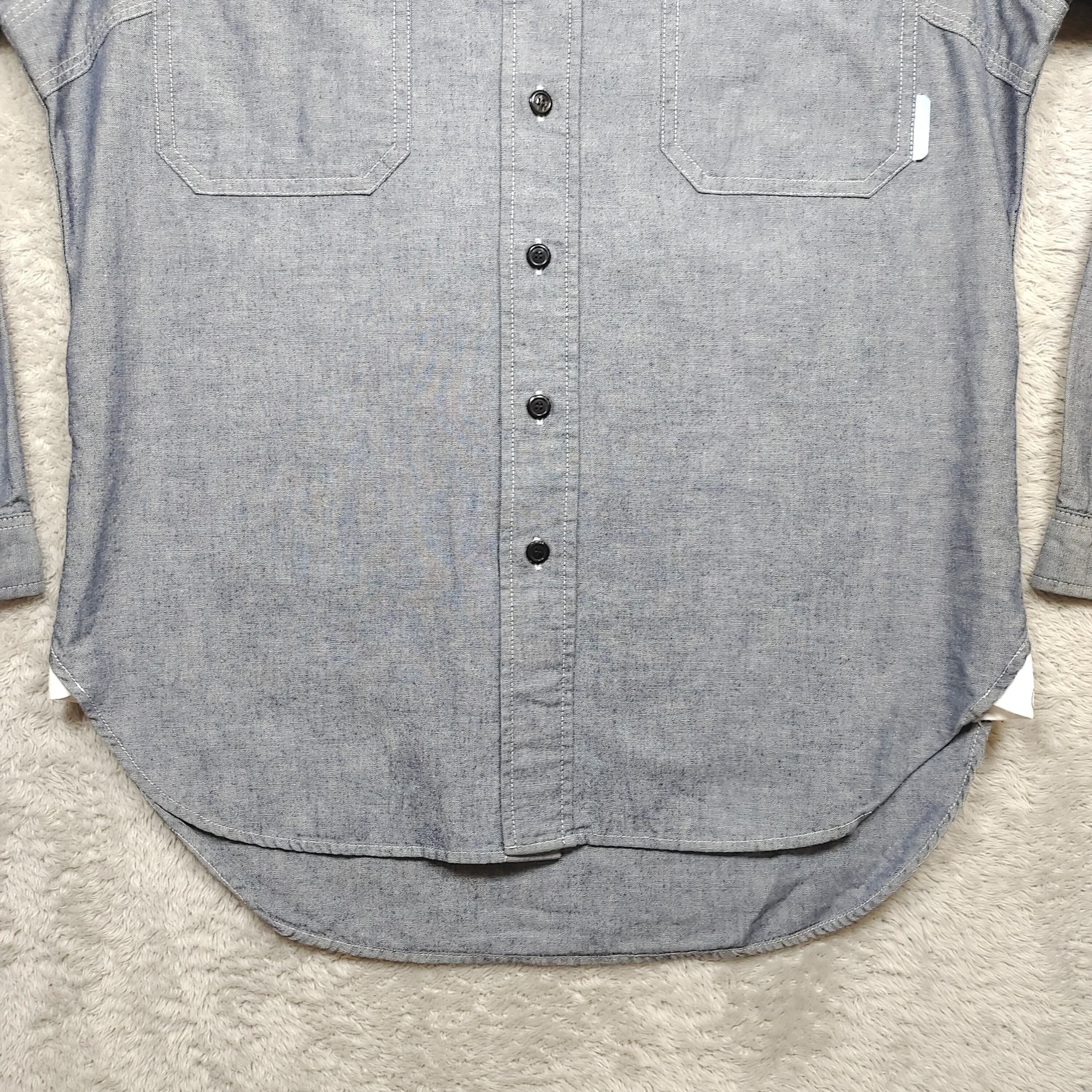 Japanese Brand NEIGHBORHOOD CHAMBRAY BUTTON UP LONG SLEEVE SHIRT Size S / US 4 / IT 40 - 7 Thumbnail