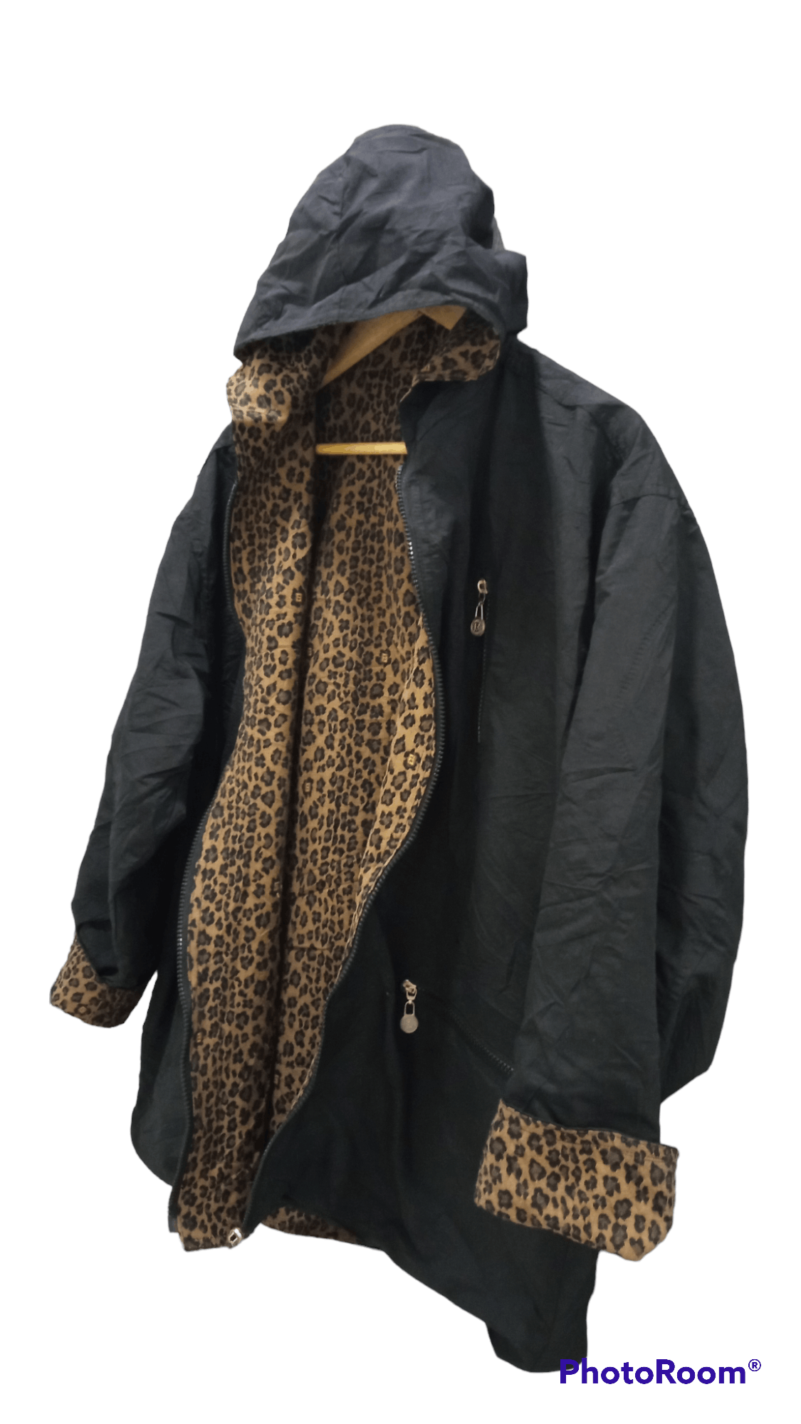 Fendi × Vintage 🔥🔥Vtg Fendi Leopard Big Logo Spellout Reversible Jacket Size US L / EU 52-54 / 3 - 20 Thumbnail